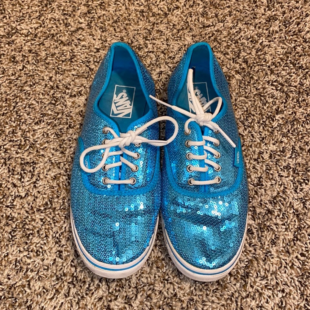 Sparkly Vans. Size 8.5